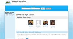 Desktop Screenshot of bonnevillehighschool.org
